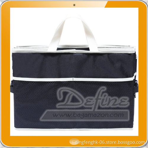 Fully Collapsible 3-Compartment Cargo Trunk Storage Organizer